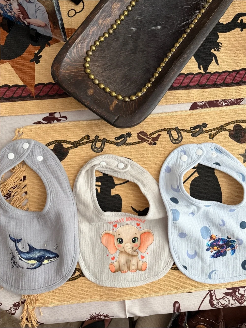 Neutral Toned Baby Bibs Pack